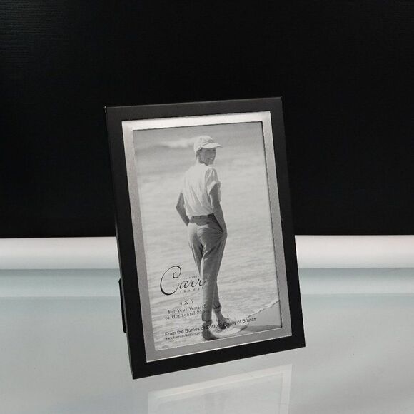 Carr Picture Frame Black Silver Color - Picture 1 of 5